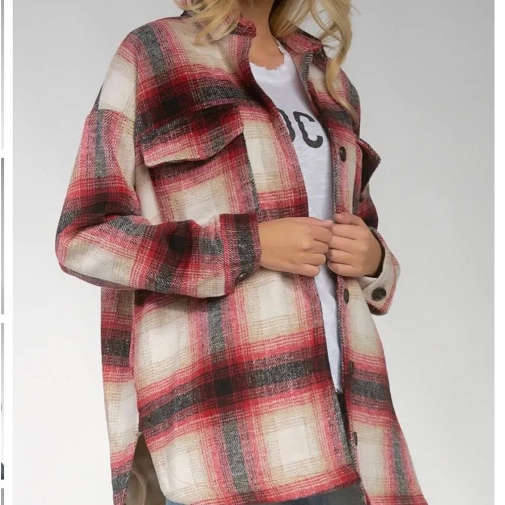 Elan Riley Lightweight Plaid Jacket Women’s Size Small - Picture 1 of 6